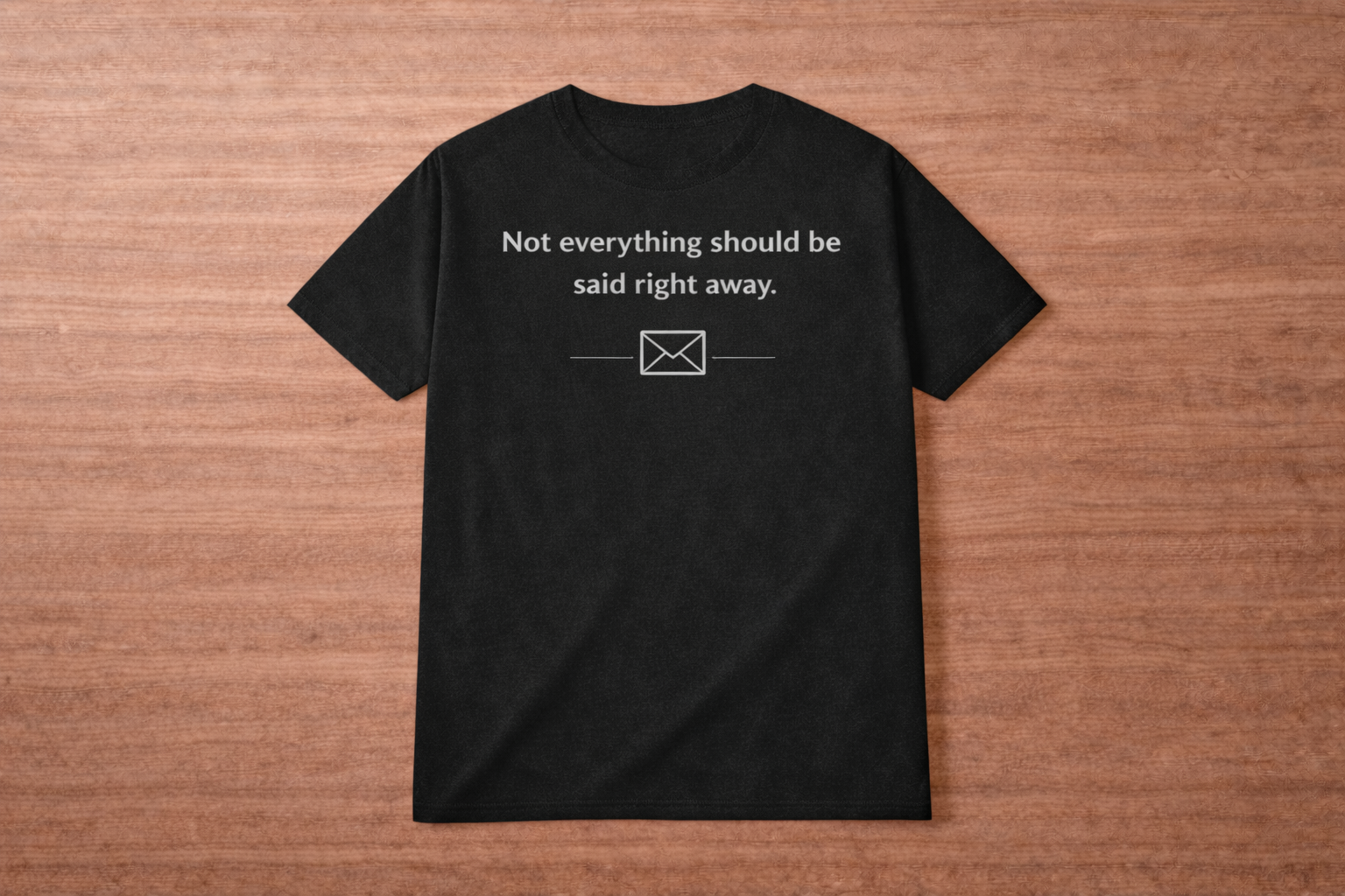 Not Everything Should Be Said Right Away